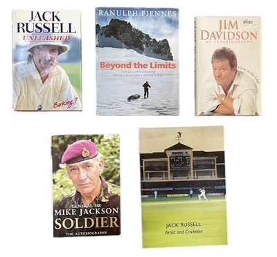 Lot 516 - Four signed and first edition biographies and...