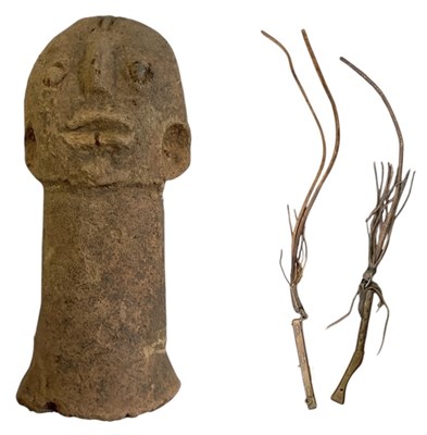 Lot 680 - An ancient style terracotta ancestral bust...