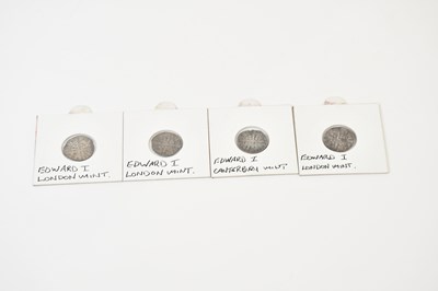 Lot 2506 - Four Edward I silver groats, comprising three...
