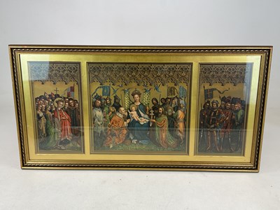 Lot 300 - A late Victorian chromolithograph depicting...