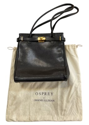 Lot 564 - OSPREY BY GRAEME ELLISDON; a lady's black...