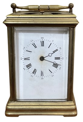 Lot 147 - A large early 20th century brass cased strike...