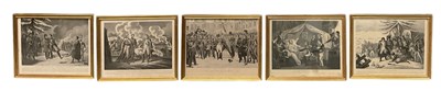 Lot 229 - A set of five mid to late 19th century...