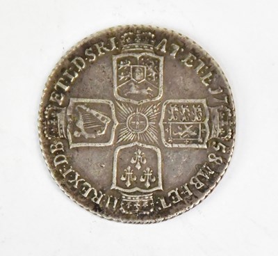 Lot 655 - A George III shilling, 1758.