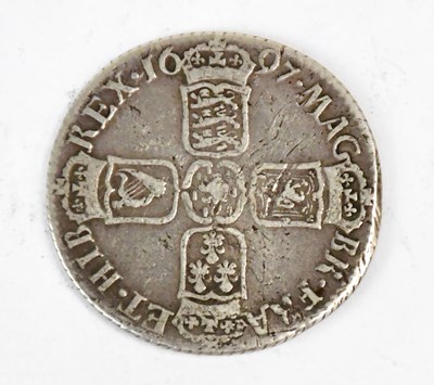Lot 653 - A William III shilling, 1697.