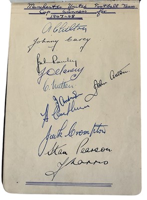 Lot 480 - MANCHESTER UNITED; a mid 20th century...