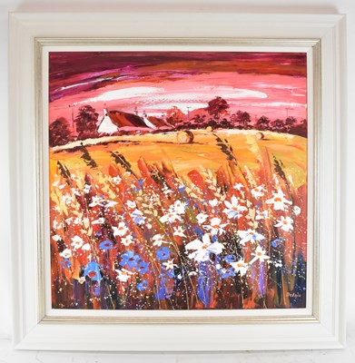 Lot 189 - LYNN RODGIE; oil and acrylic on stretched...