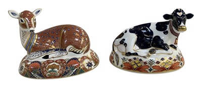 Lot 623 - ROYAL CROWN DERBY; an Imari decorated...