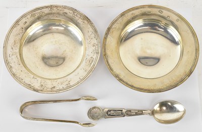 Lot 1079 - REID & SONS LTD; a pair of modern hallmarked...