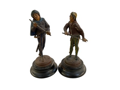 Lot 762 - A pair of early to mid 20th century cold...