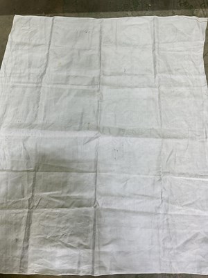 Lot 154 - A rare George III damask linen oversized...