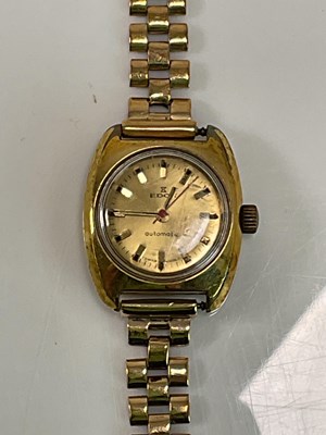 Lot 616 - EBOX; a lady's automatic wristwatch, with 9ct...