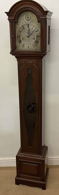 Lot 646 - A good late 19th century mahogany longcase...