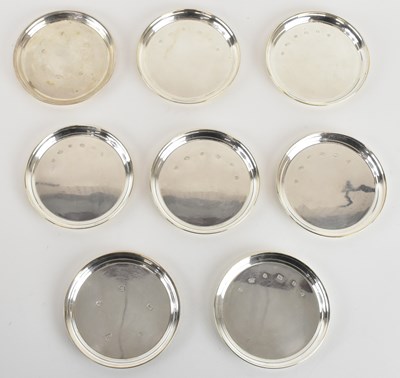Lot 1052 - DAVID NEWBOLD, WEST CRAFT SILVER; eight...