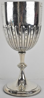 Lot 1028 - SWIMMING INTEREST; a late Victorian hallmarked...