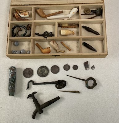 Lot 61 - A CABINET OF CURIOS; an interesting collection...