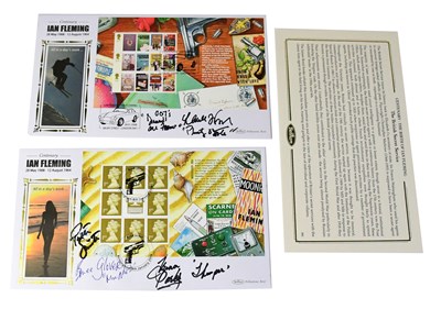 Lot 804 - JAMES BOND 007; two first day covers for the...