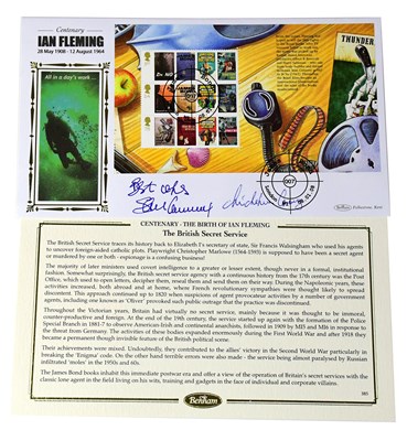 Lot 805 - JAMES BOND 007; a first day cover for the...