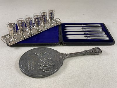 Lot 517 - A Mexican sterling silver small pierced...