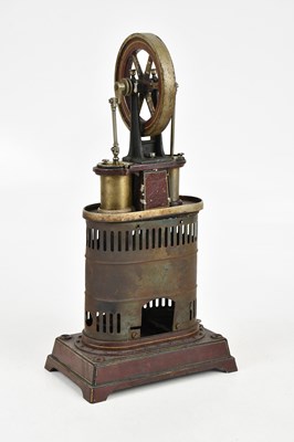 Lot 607 - A steam powered stationary motor, height 36cm.