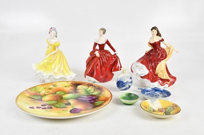 Lot 163 - ROYAL DOULTON; three figures, 'Winter Ball',...