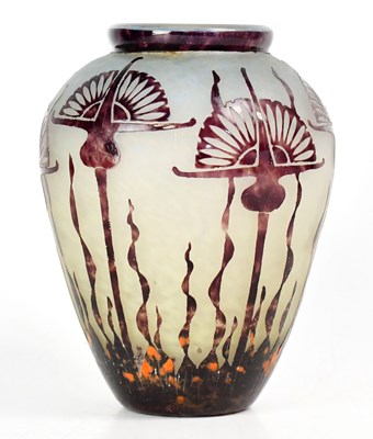 Lot 308 - SCHNEIDER GLASSWORKS; an early 20th century...