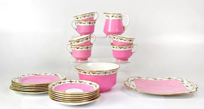 Lot 244 - SHELLEY; an early 20th century pink ground...