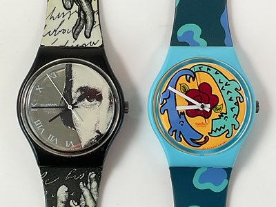 Lot 429 - SWATCH; a Cayman watch designed by Louise...