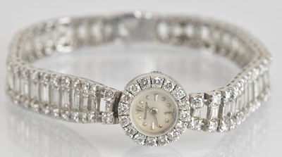 Lot 1767 - JAEGER-LECOULTRE; an impressive 18ct white...