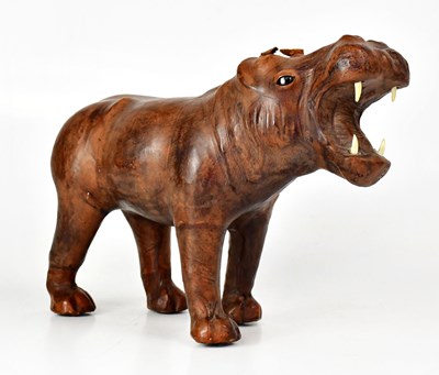 Lot 348 - A Liberty-style leather-covered model of a...