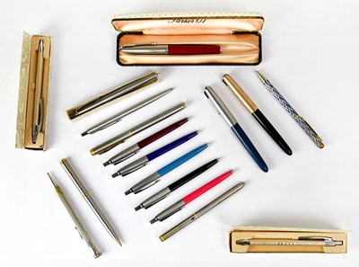 Lot 352 - A collection of mainly Parker ballpoint and...