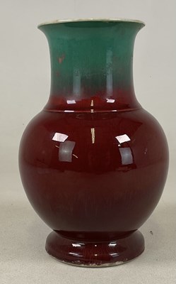 Lot 5 - A large 19th century Chinese Sang de Boeuf...