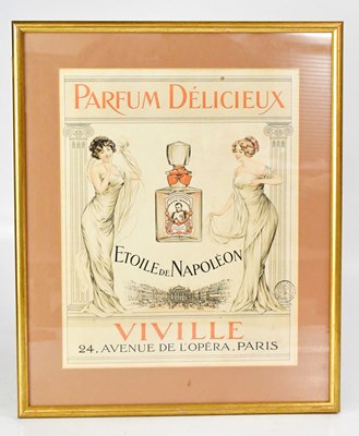Lot 500 - A vintage French advertising print, 'Parfum...