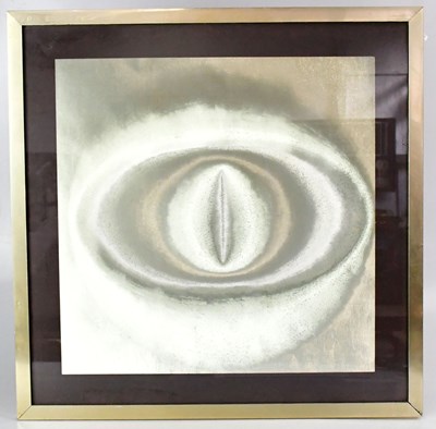 Lot 491 - A vintage textured metallic abstract artwork,...