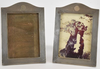 Lot 1158 - A pair of George V hallmarked silver matching...