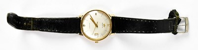 Lot 1004 - MARVIN; a c.1960s 9ct yellow gold wristwatch,...