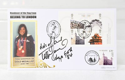Lot 450 - TESSA SANDERSON; a first day cover bearing the...