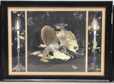 Lot 584 - WILLIAM H BARRIBAL (1873-1952); a triptych...