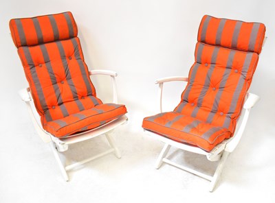 Lot 143 - TRICONFORT; a gloss white fibreglass Riviera...