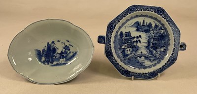 Lot 36 - A 19th century Chinese lobed pedestal bowl,...