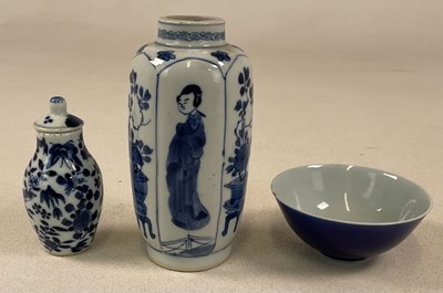 Lot 20 - A 19th century Chinese ovoid vase, with...