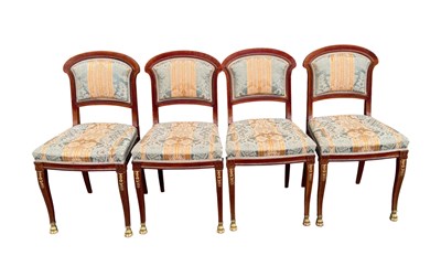 Lot 2109 - A set of four early 20th century Swedish brass...