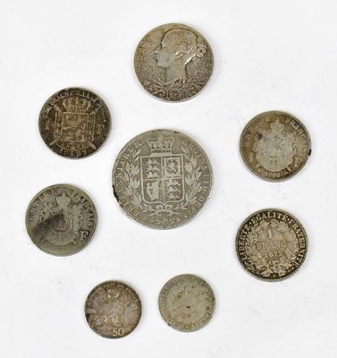 Lot 658 - A Victorian silver medallion, an 1845...