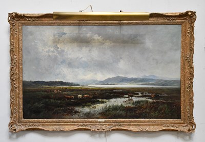 Lot 1035 - ALFRED DE BREANSKI (1852-1928); oil on canvas,...