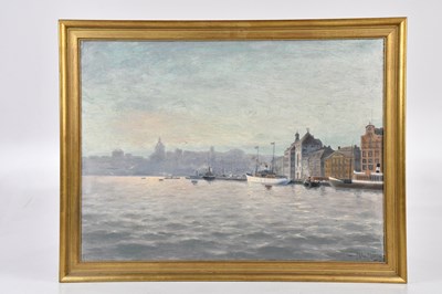 Lot 534 - HERMAN HӒGG (Swedish, 1884-1966); oil on...