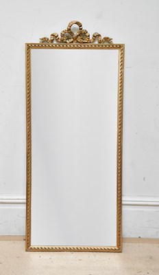 Lot 2291 - A decorative gilt framed wall mirror, with...