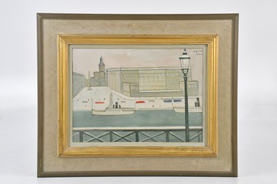 Lot 591 - EINAR JOLIN (Swedish, 1890-1976); oil on...