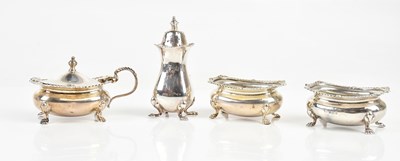 Lot 1503 - I S GREENBERG & CO; a George VI hallmarked...