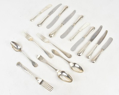 Lot 1517 - A group of Swedish silver tableware comprising...