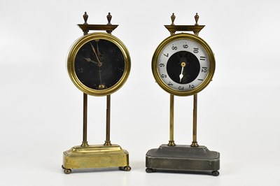 Lot 2372 - Two early 20th century brass cased gravity...
